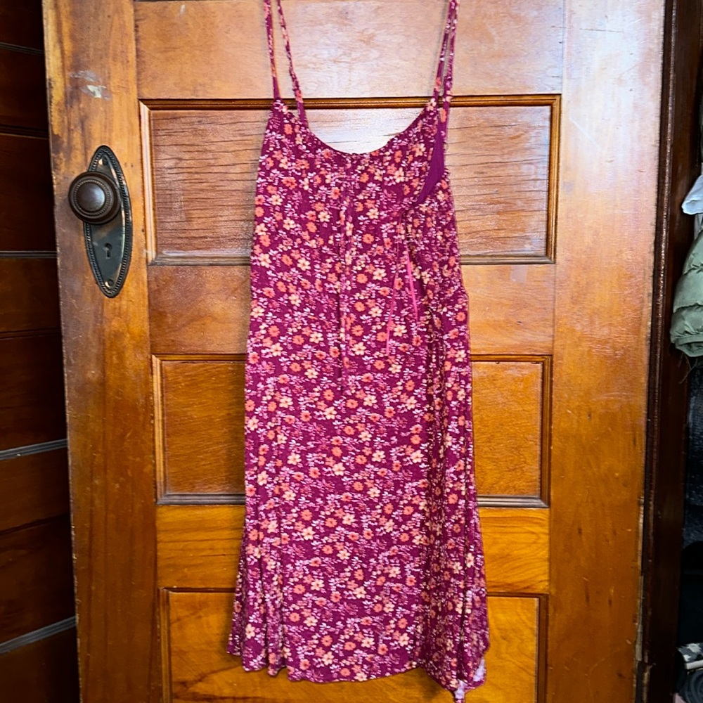 Floral Spaghetti Strap Mini Dress